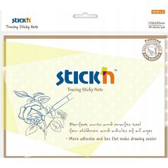 Stickn Notes samoprzylepny 152x203mm przezroczysty 30K