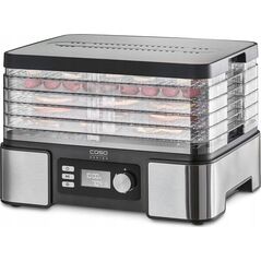 Suszarka Caso Caso | Food Dehydrator | DH 450 | Power 370-450 W | Number of trays 5 | Temperature control | Integrated timer | Juodas/Stainless Steel