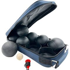Enero KULE DO GRY 8 SZT- BOULE PETANQUE CZARNE POKROWIEC ENERO PRO