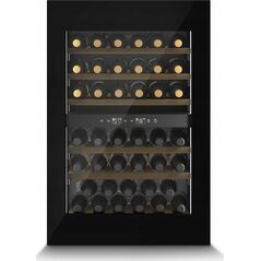 Chłodziarka do wina Caso Caso | Wine Cooler | WineDeluxe WD 41 | Energy efficiency class F | Built-in | Bottles capacity 41 | Juodas