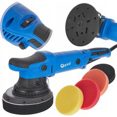 Geko Polerka samochodowa DUAL ACTION z regulacją 150mm GEKO PREMIUM + zestaw 4 gąbek (4)