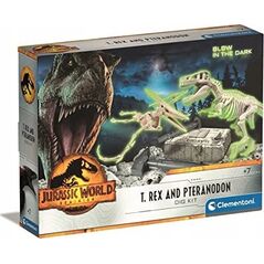 Clementoni Kasimo rinkinys Clementoni Jurassic World Dig T-Rex E Pteranodon