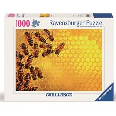 Ravensburger Puzzle 1000 Challenge. Pszczoły