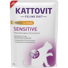 Kattovit Kattovit Sensitive Karma dla Kota Wrażliwego Kurczak 85g