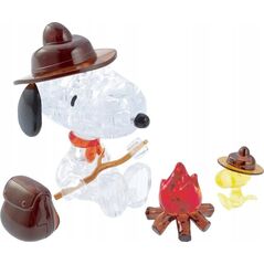 Multigra Crystal Puzzle - Snoopy Camping