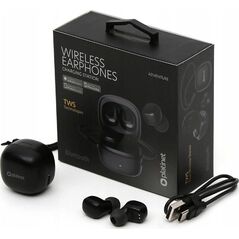 Słuchawki Platinet Platinet wireless earbuds PM1001B TWS, black (45923)