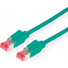 Dätwyler Kabel krosowy DÄTWYLER Cat.6 (klasa E) S/FTP, CU 7702 flex LSOH, Hirose TM21, zielony, 1 m