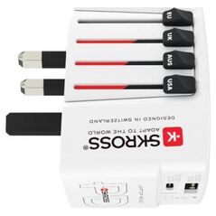 Skross Adapter podróżny World USB Charger AC45PD