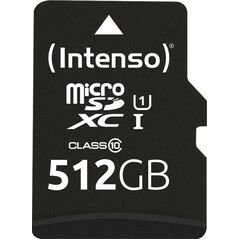 Karta Intenso Intenso microSD 512GB UHS-I Perf CL10| Performance Klasa 10