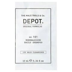 Milk Shake Depot, 100 Hair Cleansing No. 101, Botanical Complex, Hair Shampoo, Normalizing, 10 ml For Men