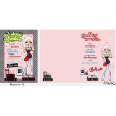 Stamp Karnet Bueno B6 + koperta wzór nr 12 Urodziny