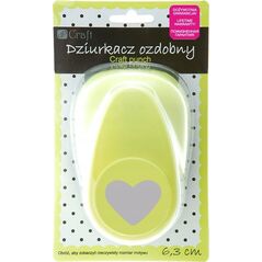 DP Craft Dziurkacz ozdobny 6,3cm serce