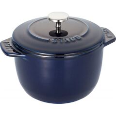 STAUB garnek okrągły wysoki 3 ltr, niebieski