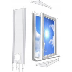Kita Universal window gasket for mobile air conditioner
