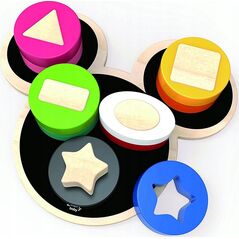 Disney DISNEY WOOD Mickey Shape Puzzle