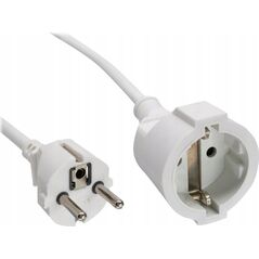 Kabel zasilający InLine InLine® Power Extension Cable Type F white 2m