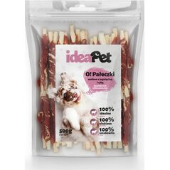 IdeaPet IDEAPET 500g PAŁECZKI WOŁOWE Z            JAGNIĘCINĄ I RYBĄ