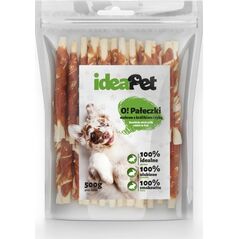 IdeaPet IDEAPET 500g PAŁECZKI WOŁOWE Z KRÓLIKIEM  I RYBĄ