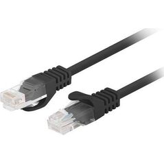 Lanberg PATCHCORD KAT.6 UTP 1.5M CZARNY FLUKE PASSED LANBERG 10-PACK