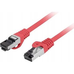 Lanberg Patchcord Lanberg S/FTP kat.8.1 3m LSZH CU fluke passed czerwony