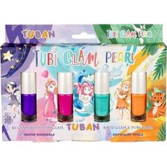 TUBAN Lakier Tubi Glam Zestaw 4 szt. - perłowy