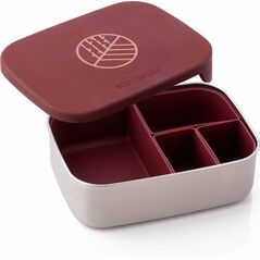 ECO RASCALS ECORASCALS Klasyczny Lunch Box Bento bordowy