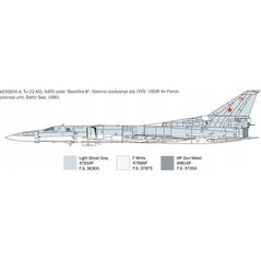 Italeri Model plastikowy Tu-22M2 Backfire -B 1/72