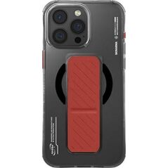 Skinarma etui Axon iPhone 16 Pro Max      6.9" Magnetic Charging + Grip Stand czarny/black