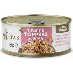Applaws Applaws Dog Taste Toppers puszka z kurczakiem, szynką i warzywami 156g