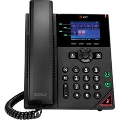 Terminal sieciowy Poly VVX 250 - OBi Edition - VoIP-Telefon - dreiweg Anruffunktion - SIP, RTP, SRTP, SDP - 4 Leitungen - Schwarz