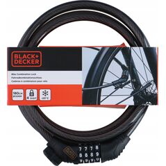 Black+Decker ZAPIĘCIE ROWEROWE LINKA NA SZYFR 10x1800MM Z UCHWYTEM BLACK+ DECKER