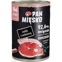 Pan Mięsko Karma dla Szczeniąt PAN MIĘSKO Indyk i Wołowina 400g