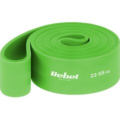 Rebel Guma do ćwiczeń lateksowa - Power Band PL-5, zielona 23-55 kg  REBEL ACTIVE