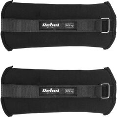 Rebel Obciążniki na kostki i nadgarstki 2x0.5kg, REBEL ACTIVE