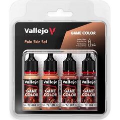Vallejo Vallejo: 72.379 - Game Color - Pale Skin Set 4 x (18 ml)