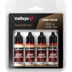 Vallejo Vallejo: 72.380 - Game Color - Tanned Skin Set 4 x (18 ml)