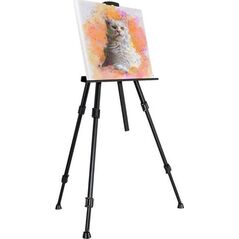 Elpio evalet de pictor pliabil cu geant, reglabil pe nlime, metal, negru