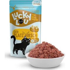 Catz Finefood Lucky Lou Karma Dla Kota Drób Jeleń 125g