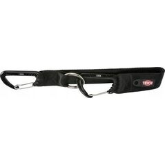 Trixie TRIXIE 12774, Dog, Seat belt safety lead, Black, Tape, Monochromatic, Polyester