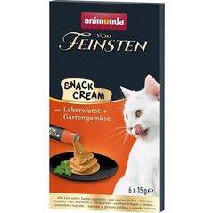 Animonda ANIMONDA KOT V.FEINSTEN SNACK CREAM       PASZTET Z WĄTRÓBKI, WARZYWA  6x15g   /11