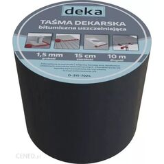 Deka TAÅMA USZCZELNIAJÄCA DEKARSKA ALUBUTYL 15CM*10MB CZARNY