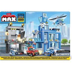 Max MAX CITY Bricks Police Station, 870pcs