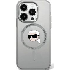 Karl Lagerfeld Karl Lagerfeld KLHMP16SHLSKIK iPhone 16 6.1" czarny/black hardcase IML Metal Karl Head MagSafe