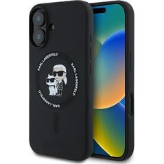 Karl Lagerfeld Karl Lagerfeld KLHMP16MSCMKCRHK iPhone 16 Plus 6.7" czarny/black hardcase Silicone Karl&Choupette Ring MagSafe