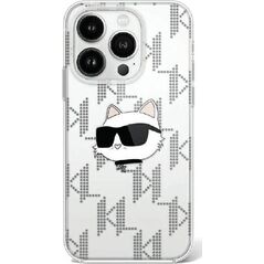 Karl Lagerfeld Karl Lagerfeld KLHCP16XHKLPCHT iPhone 16 Pro Max 6.9" przezroczysty/transparent hardcase IML Choupette Head Electroplated