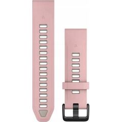 Garmin Garmin QuickFit-Armband 20 mm Silikon Dust Rose/Nebelgrau