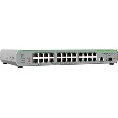 Switch Allied Telesis Allied Telesis CentreCOM AT-GS910/26XST - Switch - unmanaged - 24 x 10/100/1000 + 1 x 100/1000/2,5 G/5 G/10 G (Uplink) + 1 x 1 Gigabit/10 Gigabit SFP+ (Uplink) - an Rack montierbar