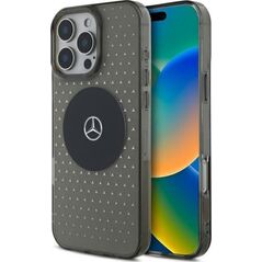 Mercedes Mercedes MEHMP16L23HCPK iPhone 16 Pro  6.3" czarny/black hardcase MB Case Star Pattern