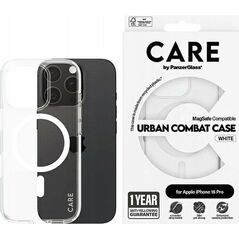 PanzerGlass CARE by PanzerGlass Flagship Case iPhone 16 Pro 6.3" biały/white MagSafe 1338