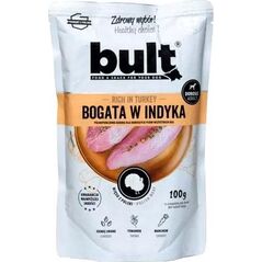 BULT Bult Karma Mokra dla Psa Mielonka z Indykiem 100g